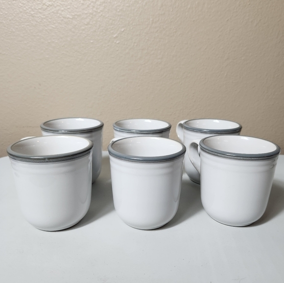Noritake Stoneware Sierra Twilight Coffee Cups/Mugs-Set of 6 - Picture 1 of 5